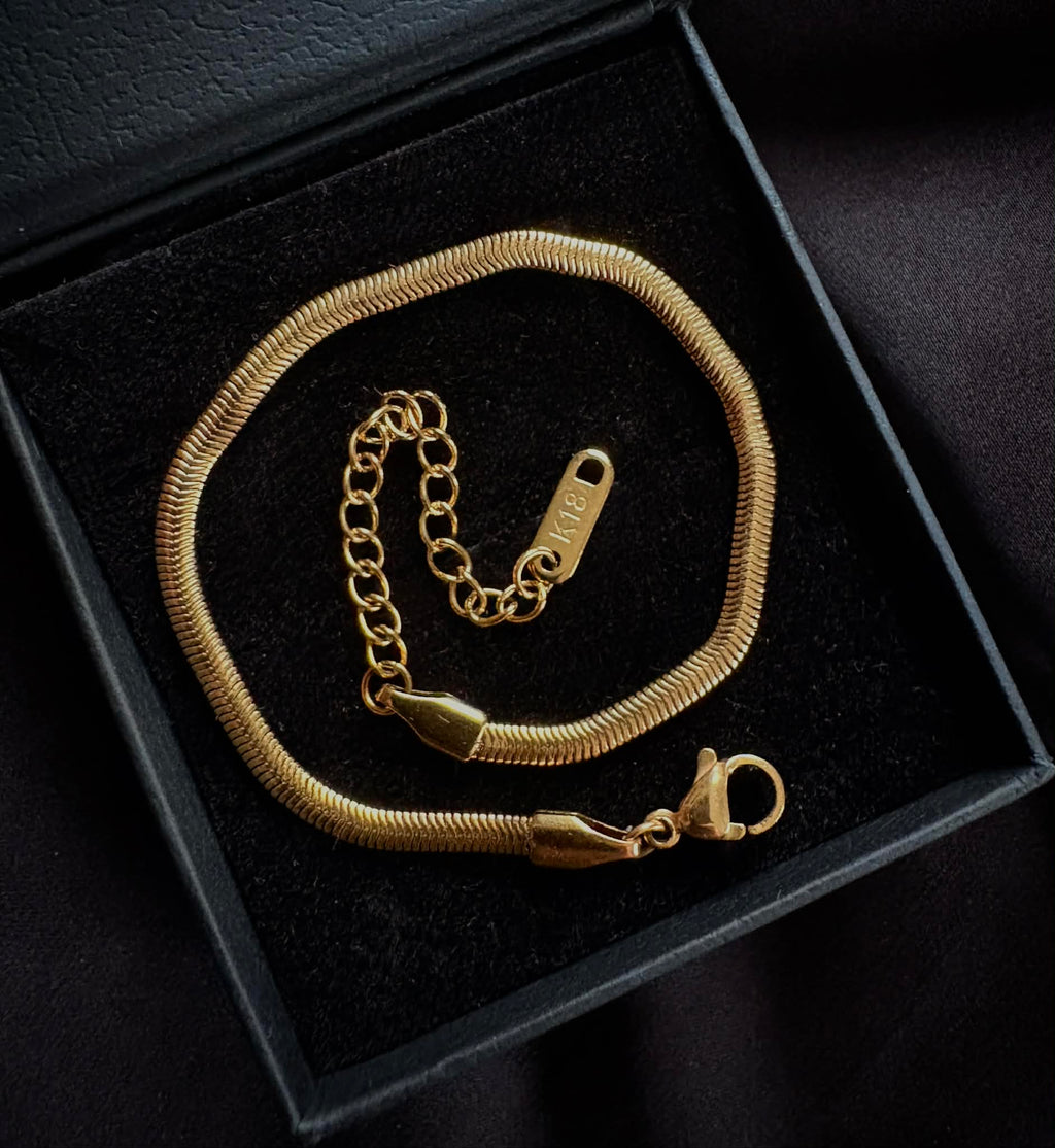 Golden Snake Bracelet