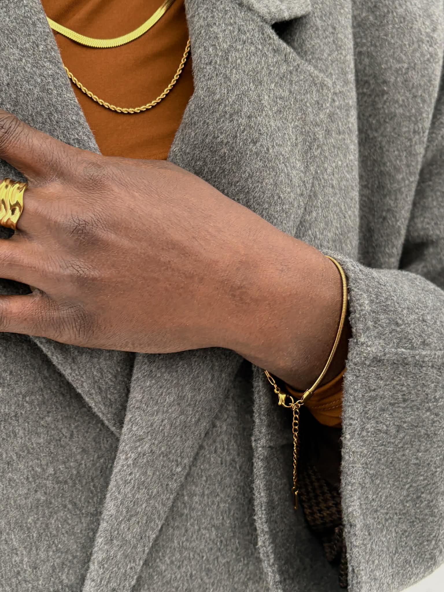 Golden Snake Bracelet