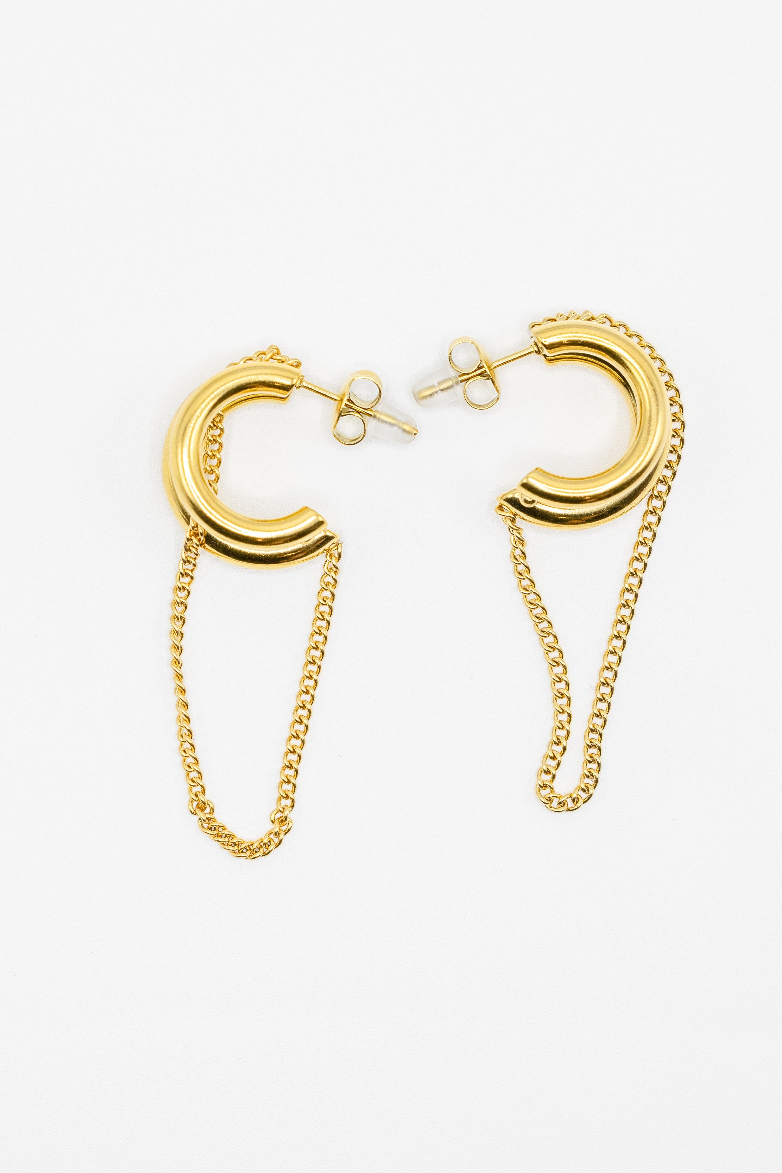 Ember Chain Hoops